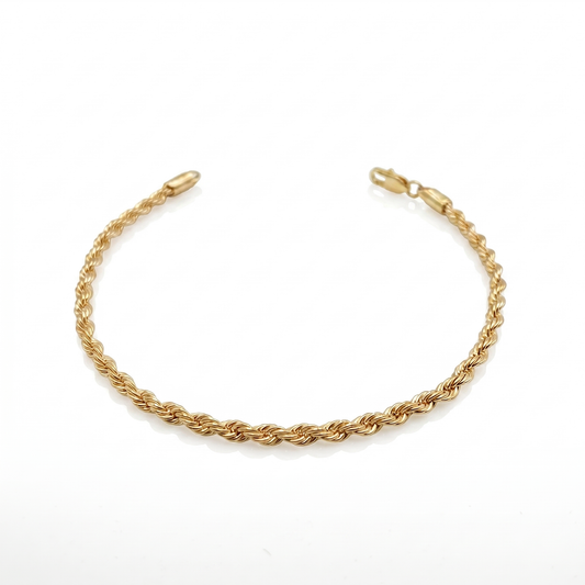 Pulsera Turbillón Oro Goldfilled – 2,5mm
