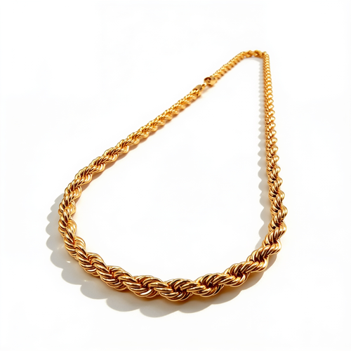 Cadena Turbillón Oro Goldfilled Rosa – 5.5mm